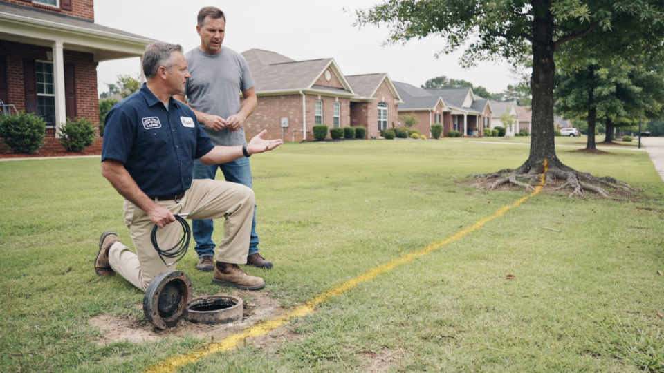 A Blockage on a Neighboring Property Backs Up Into a Shared Connection in Rock Hill, SC